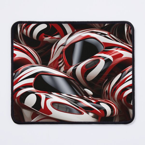 Item preview, Modern design that is reminiscent of three-dimensional cars with pop art patterns designed and sold by Pflugart.