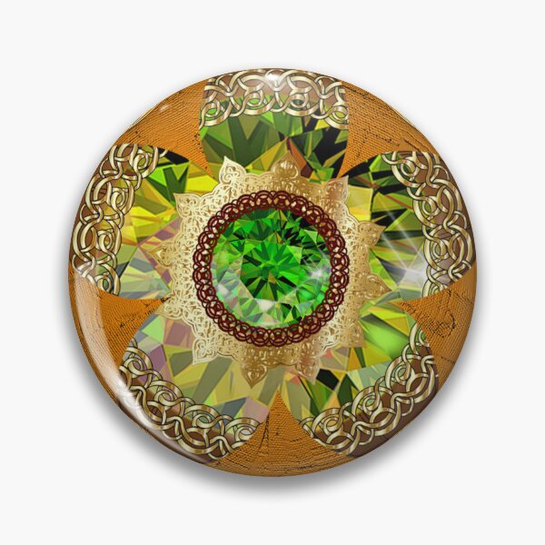 Item preview, Green Diamond Stone Button designed and sold by Dragon-God.