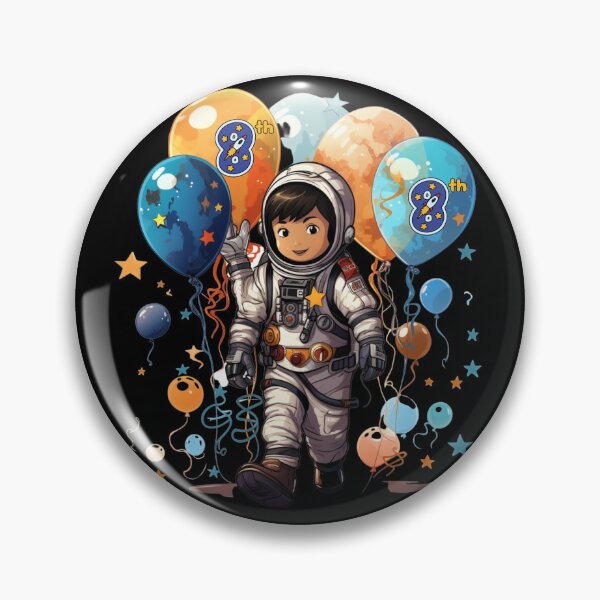 Item preview, Kids 8 Years Old Birthday Boy Astronaut Space 8th b-day designed and sold by UniqueDesignOK.