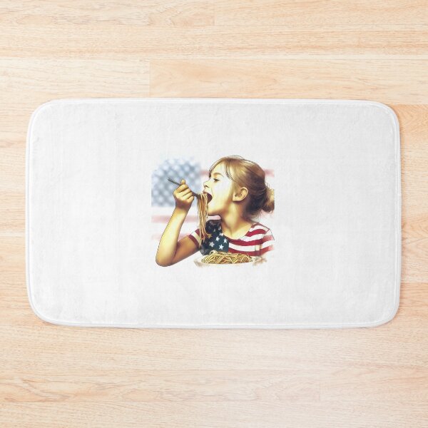 Item preview, Girl eating spaghetti (spaghetti lover) designed and sold by meaningspace.