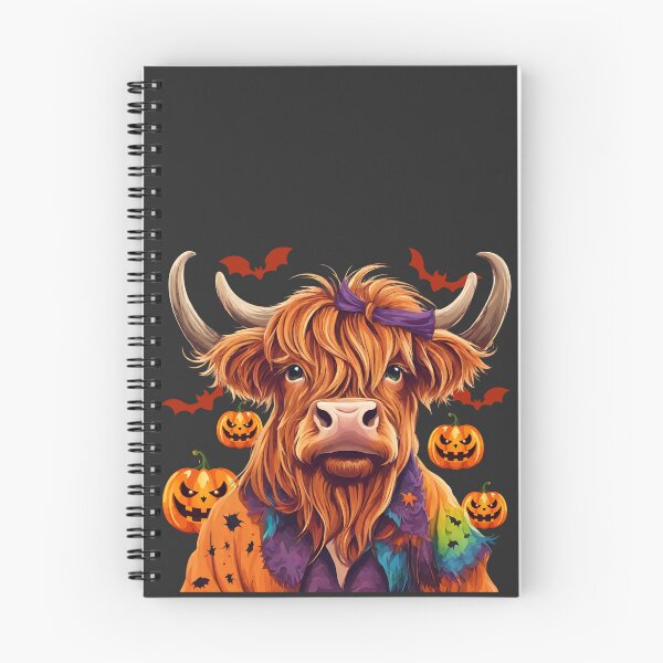 Item preview, Highland Cow in Halloween Delight designed and sold by PatternXS.