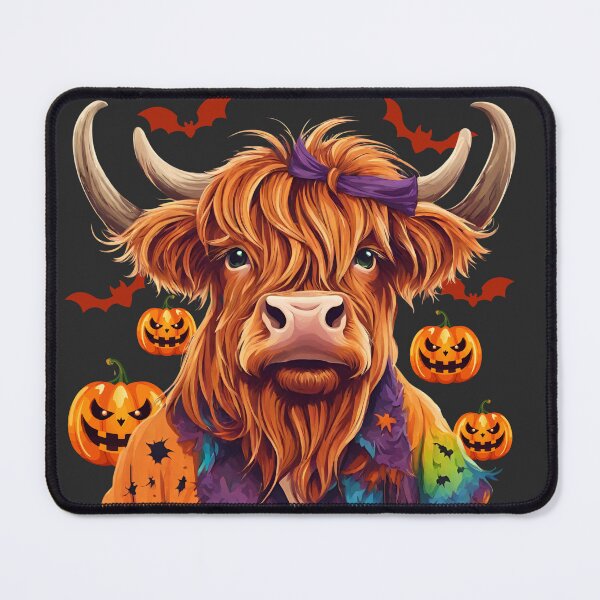 Item preview, Highland Cow in Halloween Delight designed and sold by PatternXS.