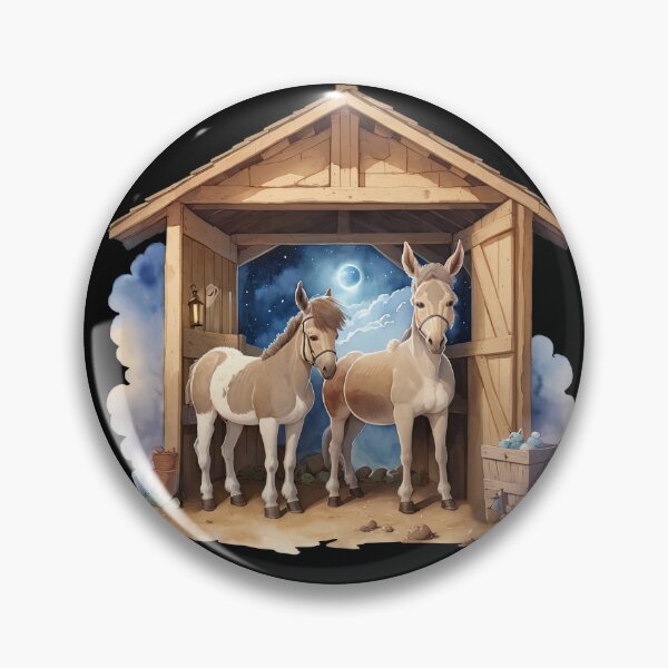 Item preview, Donkeys in Stable designed and sold by pixclipart.
