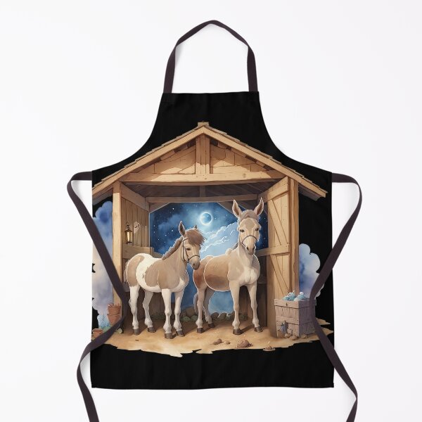 Item preview, Donkeys in Stable designed and sold by pixclipart.
