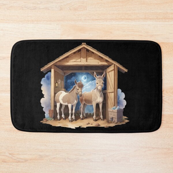 Item preview, Donkeys in Stable designed and sold by pixclipart.