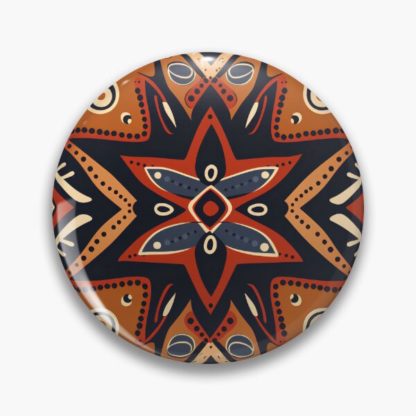 Item preview, indian ethnic boho geometric pattern designed and sold by in-leggings.
