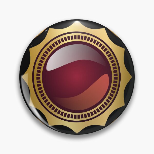 Item preview, Fiery Red Ruby Stone Button designed and sold by Dragon-God.