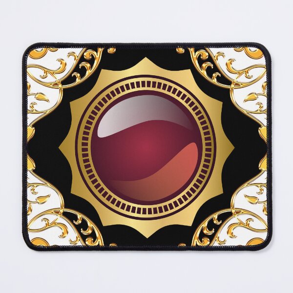 Item preview, Fiery Red Ruby Stone Button designed and sold by Dragon-God.