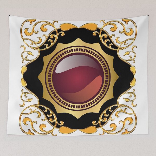 Item preview, Fiery Red Ruby Stone Button designed and sold by Dragon-God.