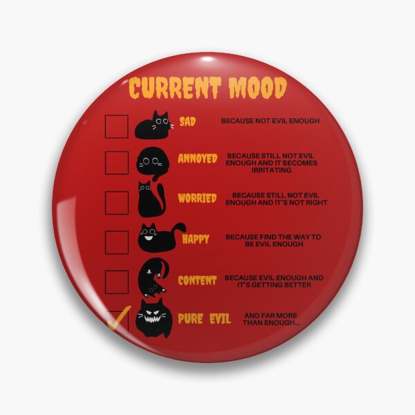 Item preview, Current mood, black cats designed and sold by KlaudiDesignArt.