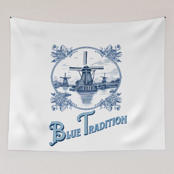 Item preview, Delft blue - Dutch citizen - Dutch heritage - Dutch culture - Dutch Windmills designed and sold by JansenGS.