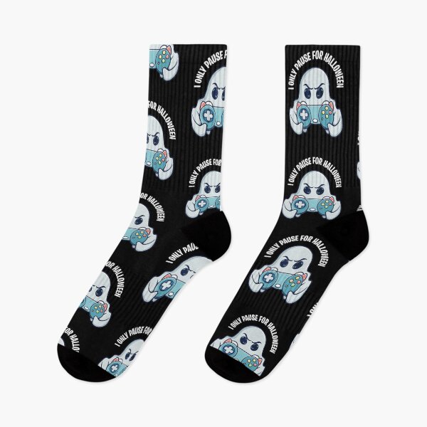 Item preview, I only pause for Halloween ghost video gamer controller designed and sold by w1ckerman.