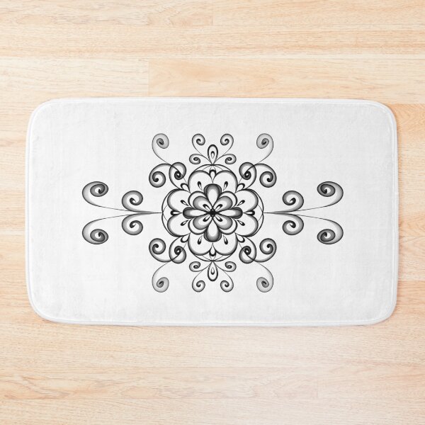 Item preview, Floral lace ornamental line art designed and sold by DOriginaleArt.