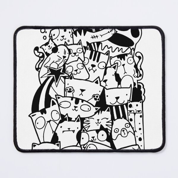 Item preview, Cats Welcome Animal Art Drawing people designed and sold by BirtherArtShop.