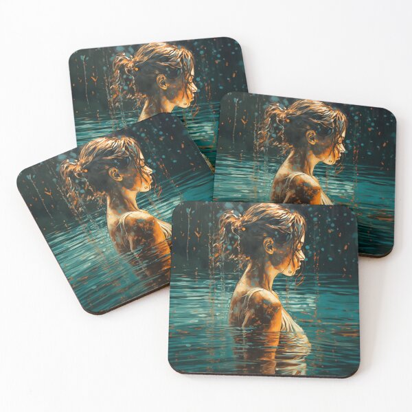 Item preview, A Surreal Eric Zener-Inspired Fusion of Water, Land, and Elegance designed and sold by ManuelAndreas.