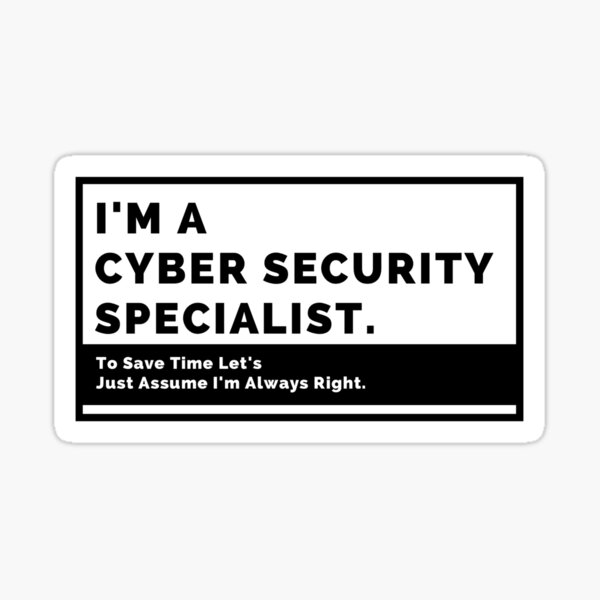 Item preview, I'm Cyber Security Specialist - Funny Cybersecurity designed and sold by Kdramasaddict.