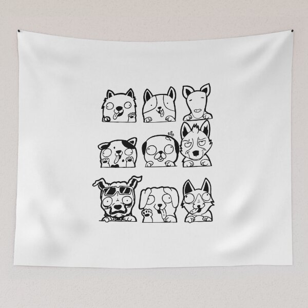 Item preview, dogs welcome designed and sold by BirtherArtShop.