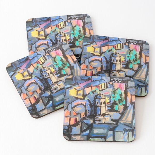 Item preview, Puigcerdà de nit designed and sold by gg-pinceladas.