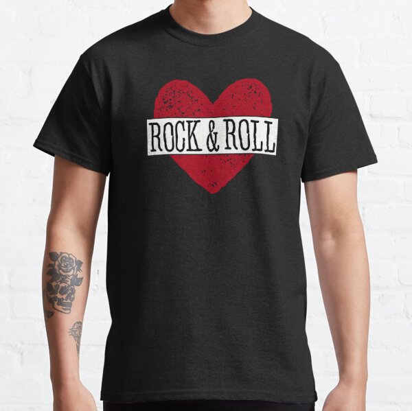 rock roll t shirt