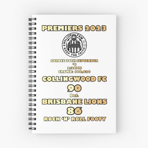 Item preview, PREMIERS ‘23 WHAT’S THA SCORE? X WALLOP FAM designed and sold by WallopFam.