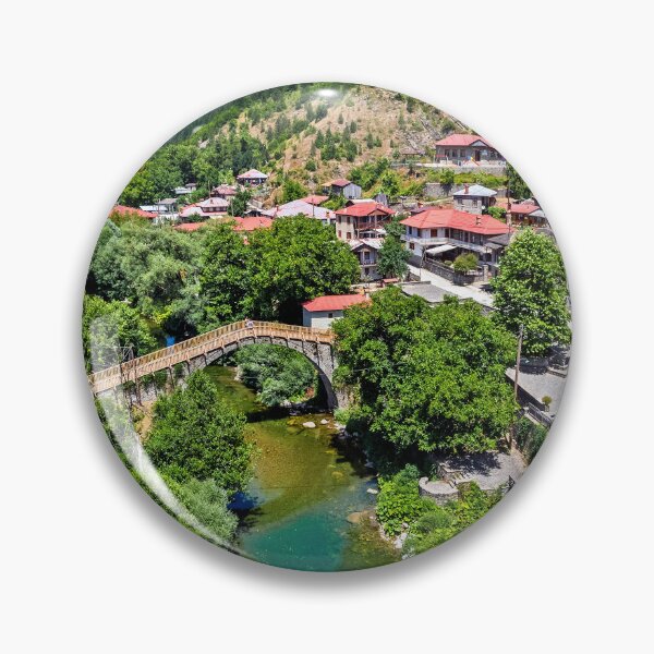 Item preview, Vovoussa village and the bridge designed and sold by Hercules Milas.