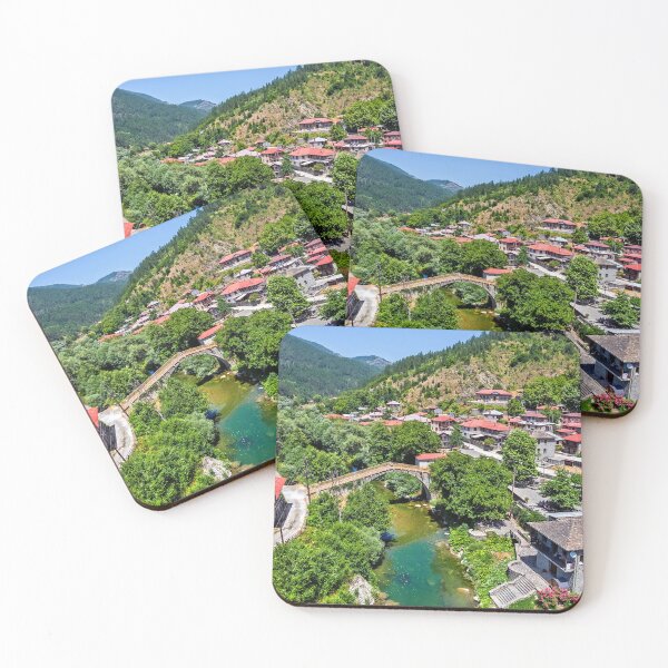 Item preview, Vovoussa village and the bridge designed and sold by Hercules Milas.