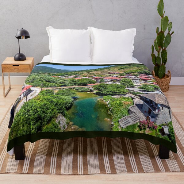 Item preview, Vovoussa village and the bridge designed and sold by Hercules Milas.