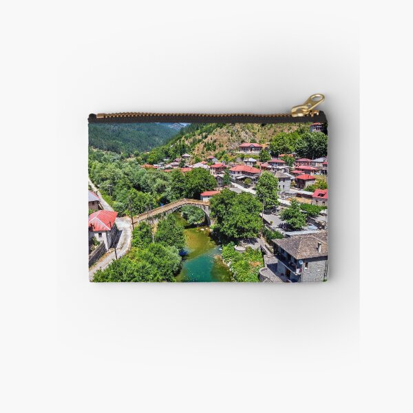 Item preview, Vovoussa village and the bridge designed and sold by Hercules Milas.