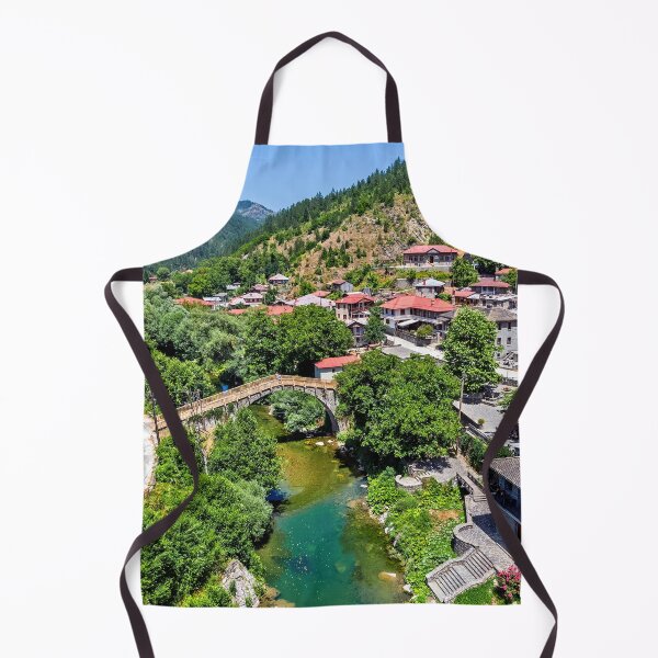Item preview, Vovoussa village and the bridge designed and sold by Hercules Milas.