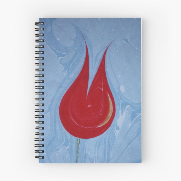 Item preview, Marbling Abstract Background Red Tulip designed and sold by T Artist.