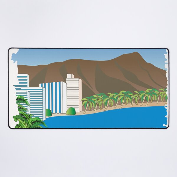 Item preview, Honolulu Hawaii Poster designed and sold by nature-space.