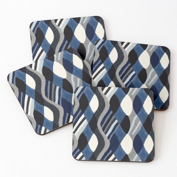 Item preview, Modern design reminiscent of a pattern with feathers and fabric designed and sold by Pflugart.