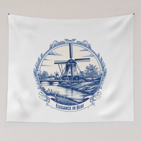 Item preview,  Delft blue - Dutch citizen - Dutch heritage - Dutch culture - Dutch Windmills designed and sold by JansenGS.