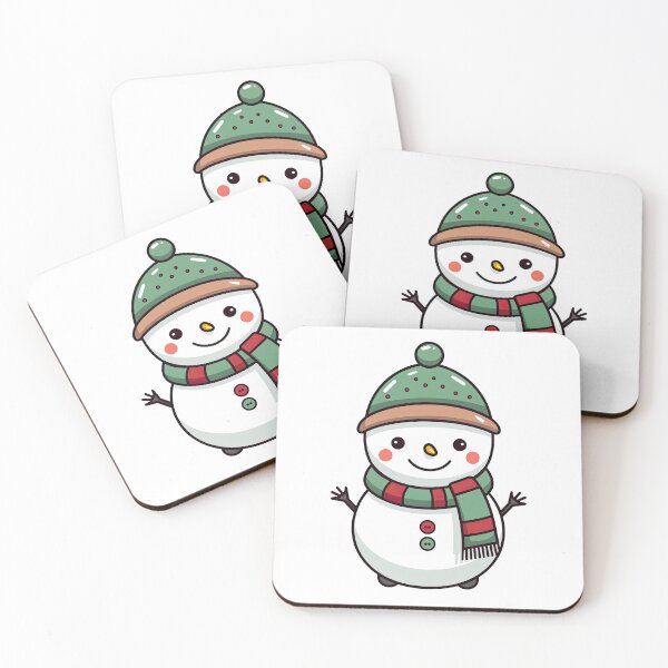 Item preview, Christmas Snowman in Cozy Sweater and Hat 2 designed and sold by eyestetix.