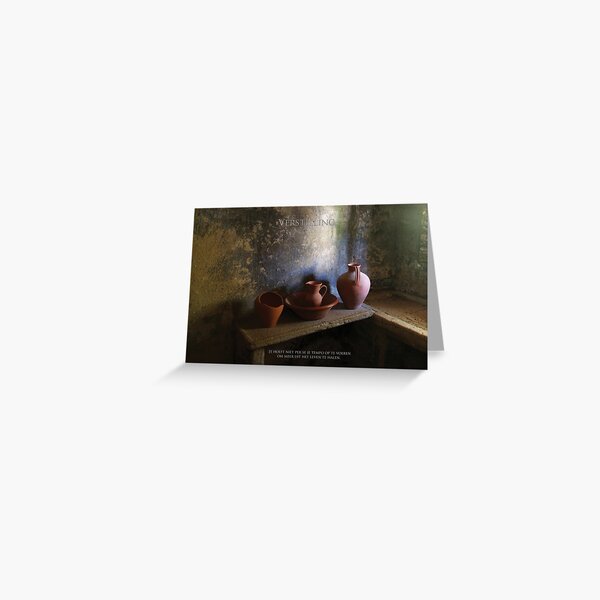 Silence Greeting Card