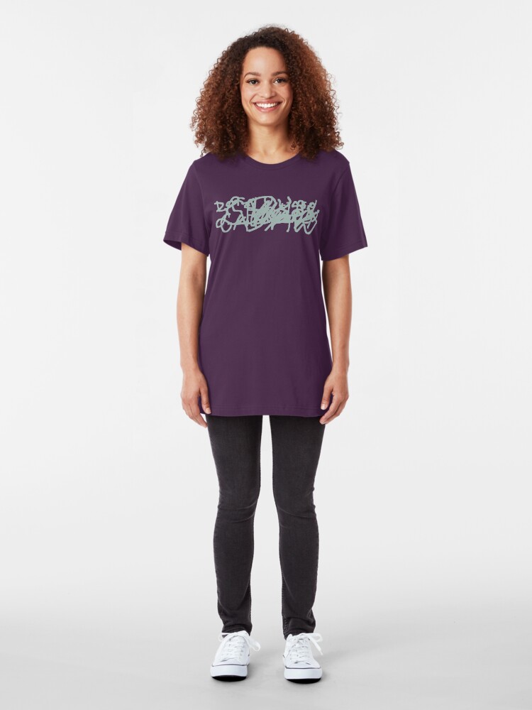 Alternate view of Teardrop's team (podium logo) Slim Fit T-Shirt