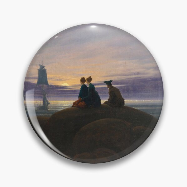 Item preview, Caspar David Friedrich. Moon rising over the sea designed and sold by likiska.