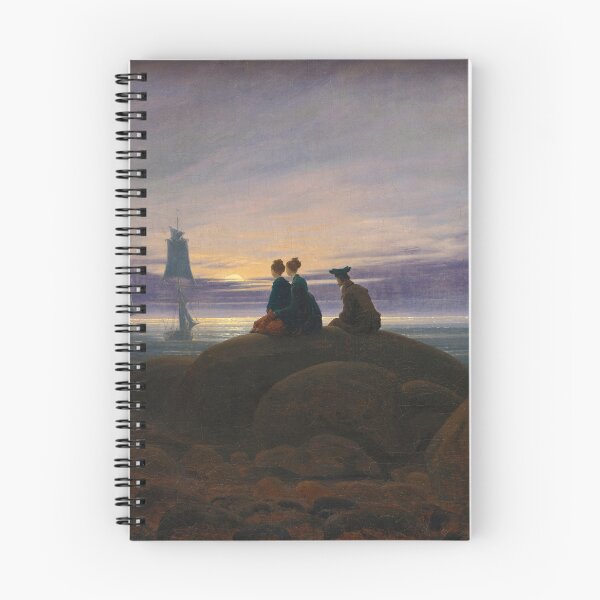 Item preview, Caspar David Friedrich. Moon rising over the sea designed and sold by likiska.