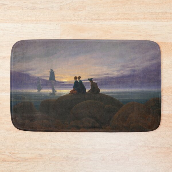 Item preview, Caspar David Friedrich. Moon rising over the sea designed and sold by likiska.