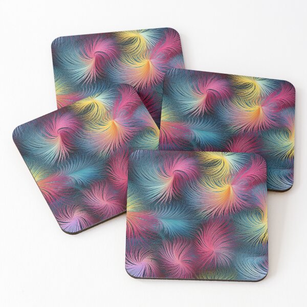 Item preview, Modern design reminiscent of a pattern with feathers and fabric designed and sold by Pflugart.