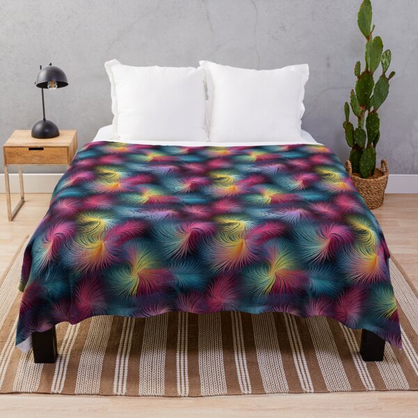 Item preview, Modern design reminiscent of a pattern with feathers and fabric designed and sold by Pflugart.