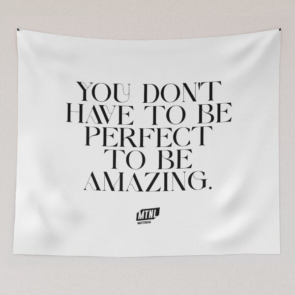 Item preview, You don't have to perfect to be amazing. designed and sold by Beastybrews.