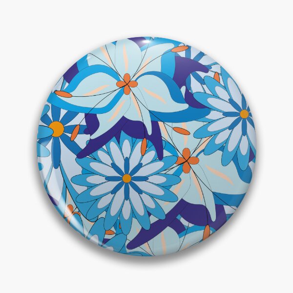 Item preview, Blue Flower Power designed and sold by WACHtraum Shop.