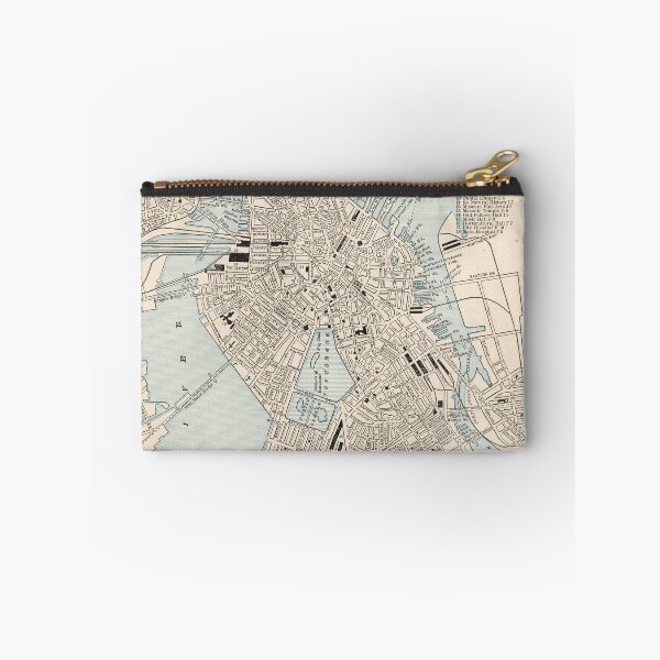 Item preview, Vintage Map of Boston MA (1893) designed and sold by BravuraMedia.