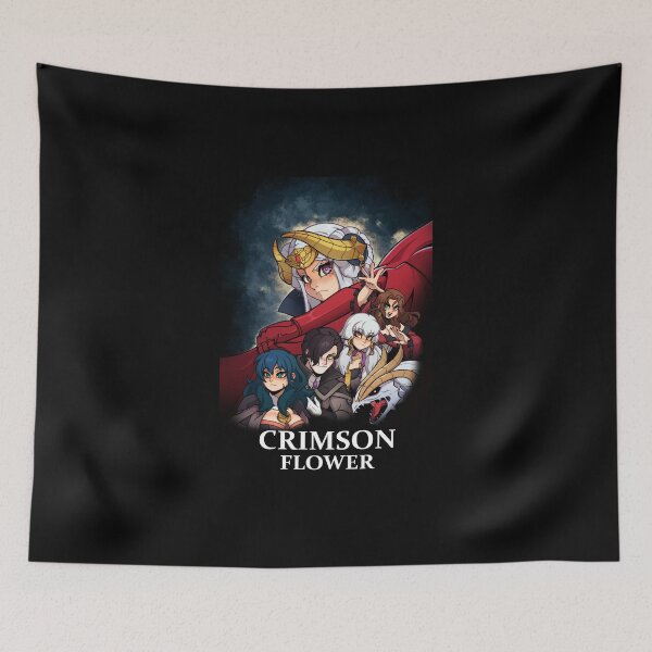 Item preview, Crimson flower art designed and sold by GregoryMendoza.