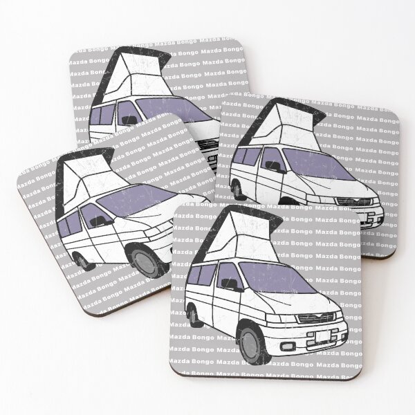 Item preview, Vintage Mazda Bongo on repeating pattern designed and sold by LocalOddball.