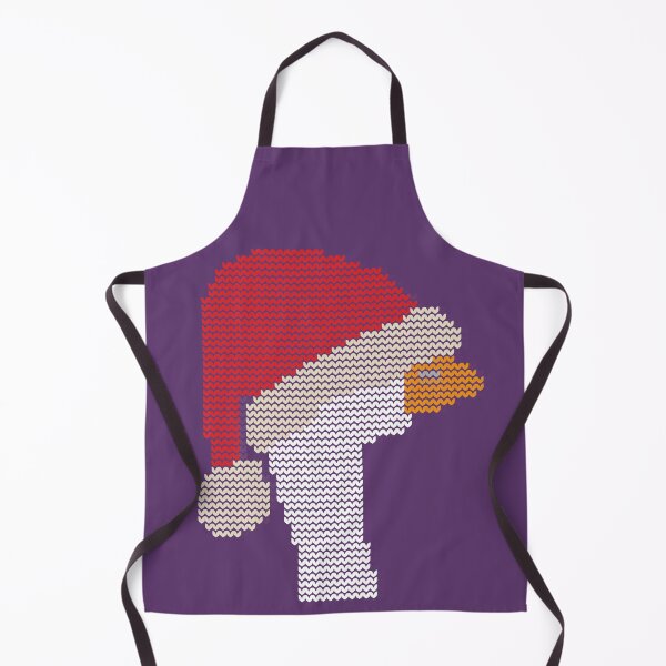 Item preview, Christmas Goose on Purple Knitted Sweater Style designed and sold by ellenhenry.