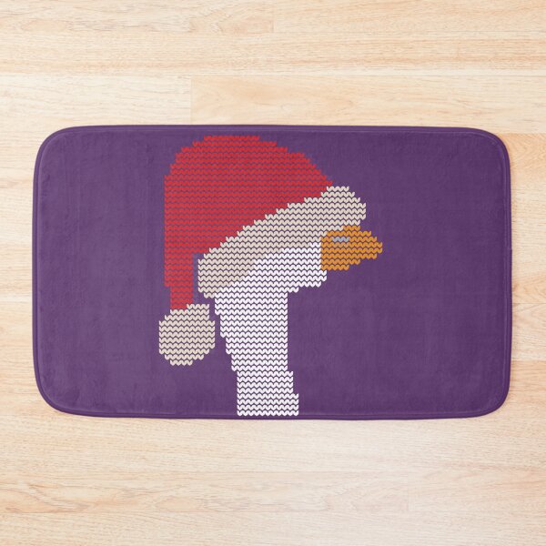 Item preview, Christmas Goose on Purple Knitted Sweater Style designed and sold by ellenhenry.