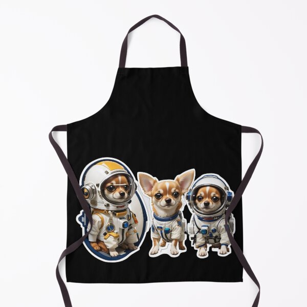 Item preview, Sticker cartoon cute chihuahua gangster in space. designed and sold by WhalesDesignLab.