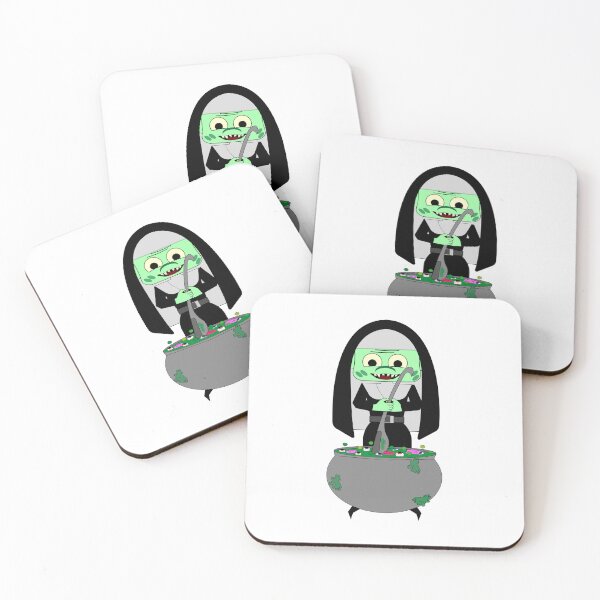 Item preview, A zombie nun brews a potion.  designed and sold by Innamalinka.